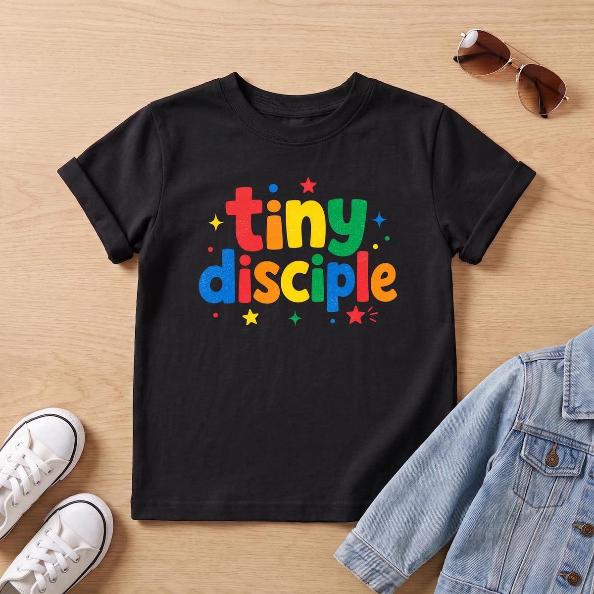 Tiny Disciple Colorful Kids T-Shirt