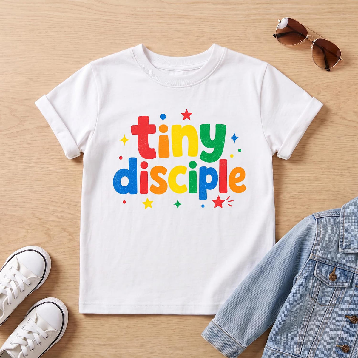 Tiny Disciple Colorful Kids T-Shirt
