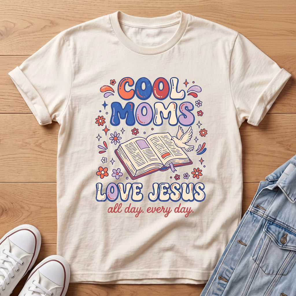 Cool Moms Retro T-Shirt