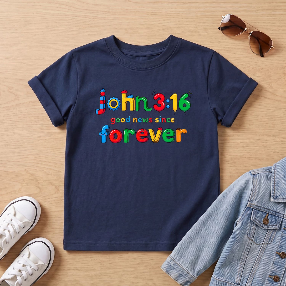 John 3:16 Kids T-Shirt