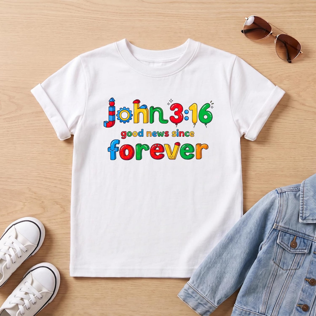 John 3:16 Kids T-Shirt