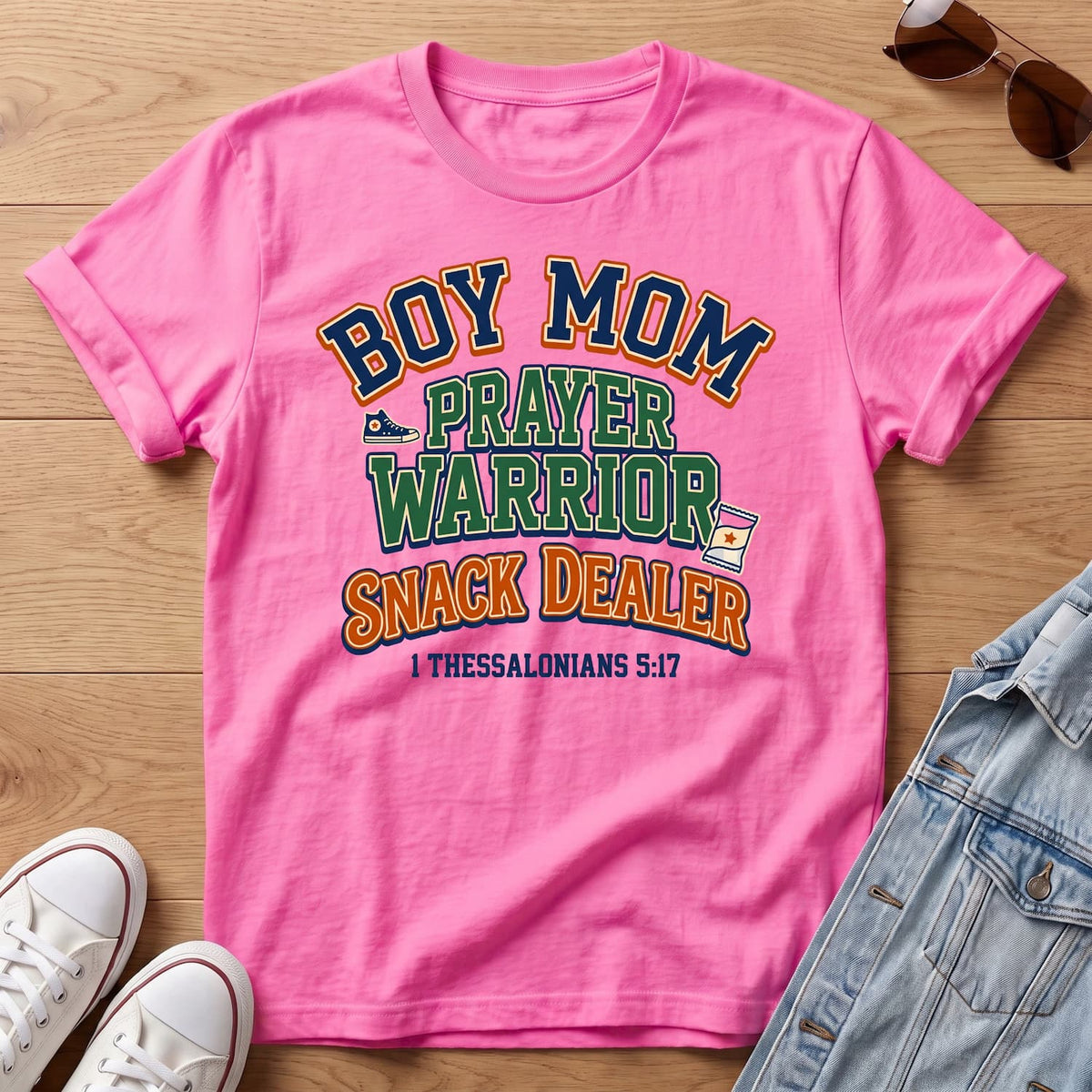 Boy Mom Warrior T-Shirt