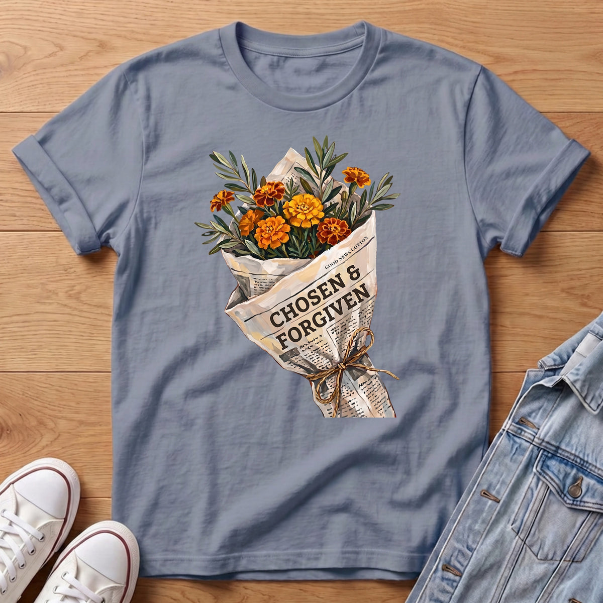 Chosen Orange Bouq T-Shirt