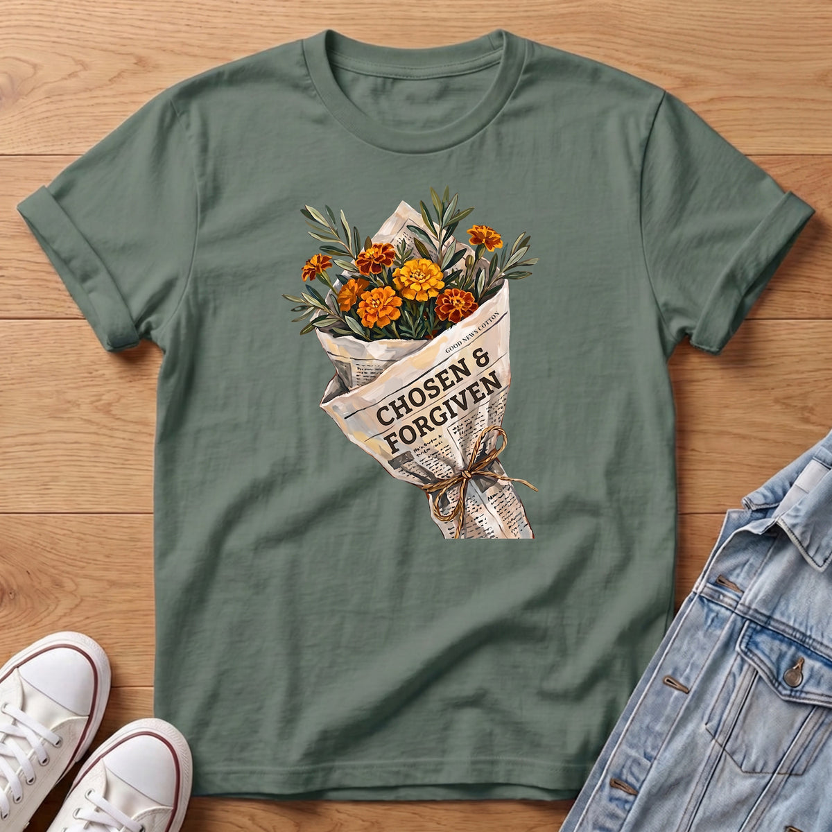 Chosen Orange Bouq T-Shirt