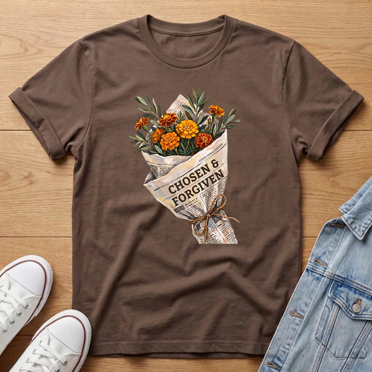 Chosen Orange Bouq T-Shirt