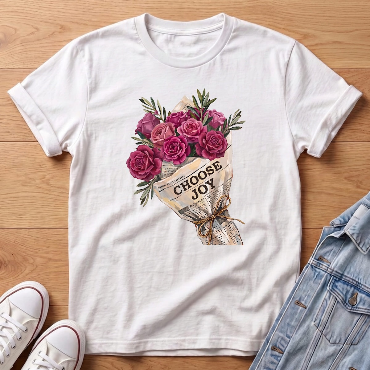 Joy Rose Bouq T-Shirt