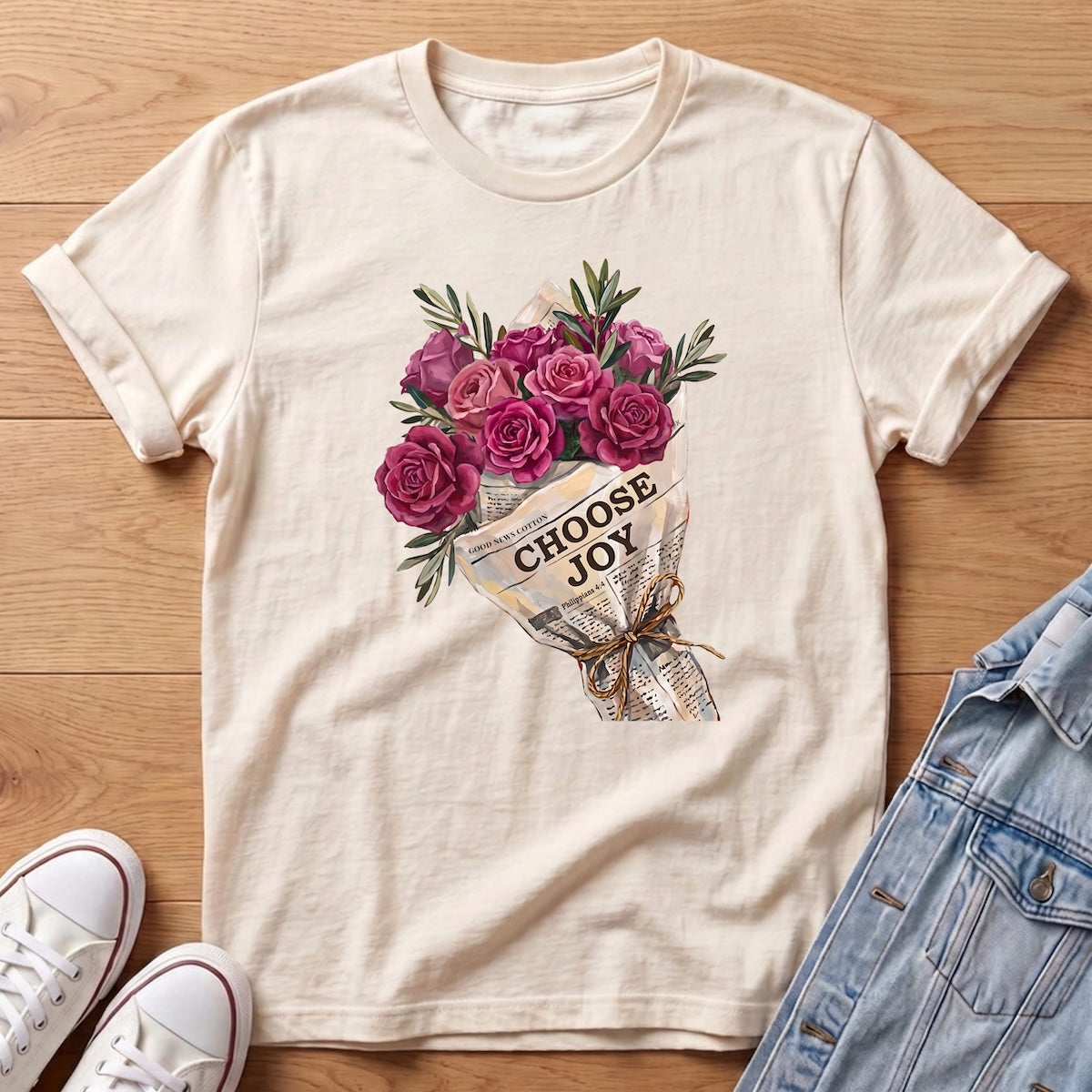 Joy Rose Bouq T-Shirt