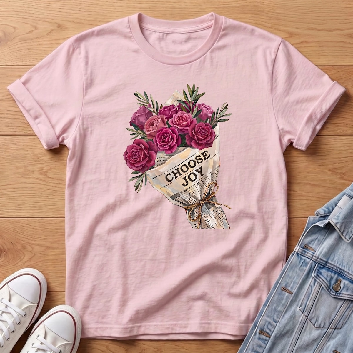 Joy Rose Bouq T-Shirt