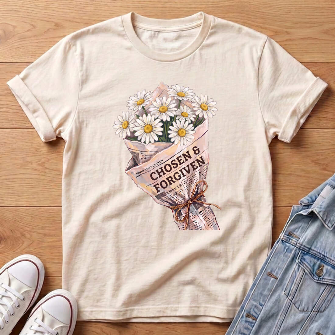 Forgiven Daisy Bouq T‑Shirt