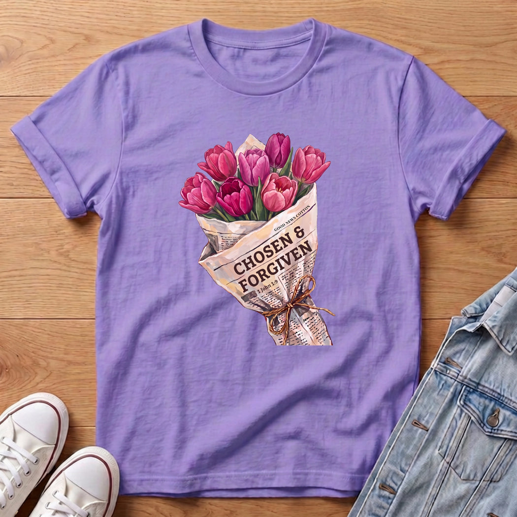 Forgiven Pink Tulips T-Shirt