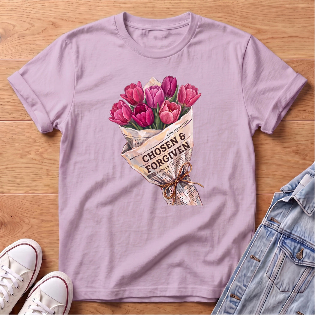 Forgiven Pink Tulips T-Shirt