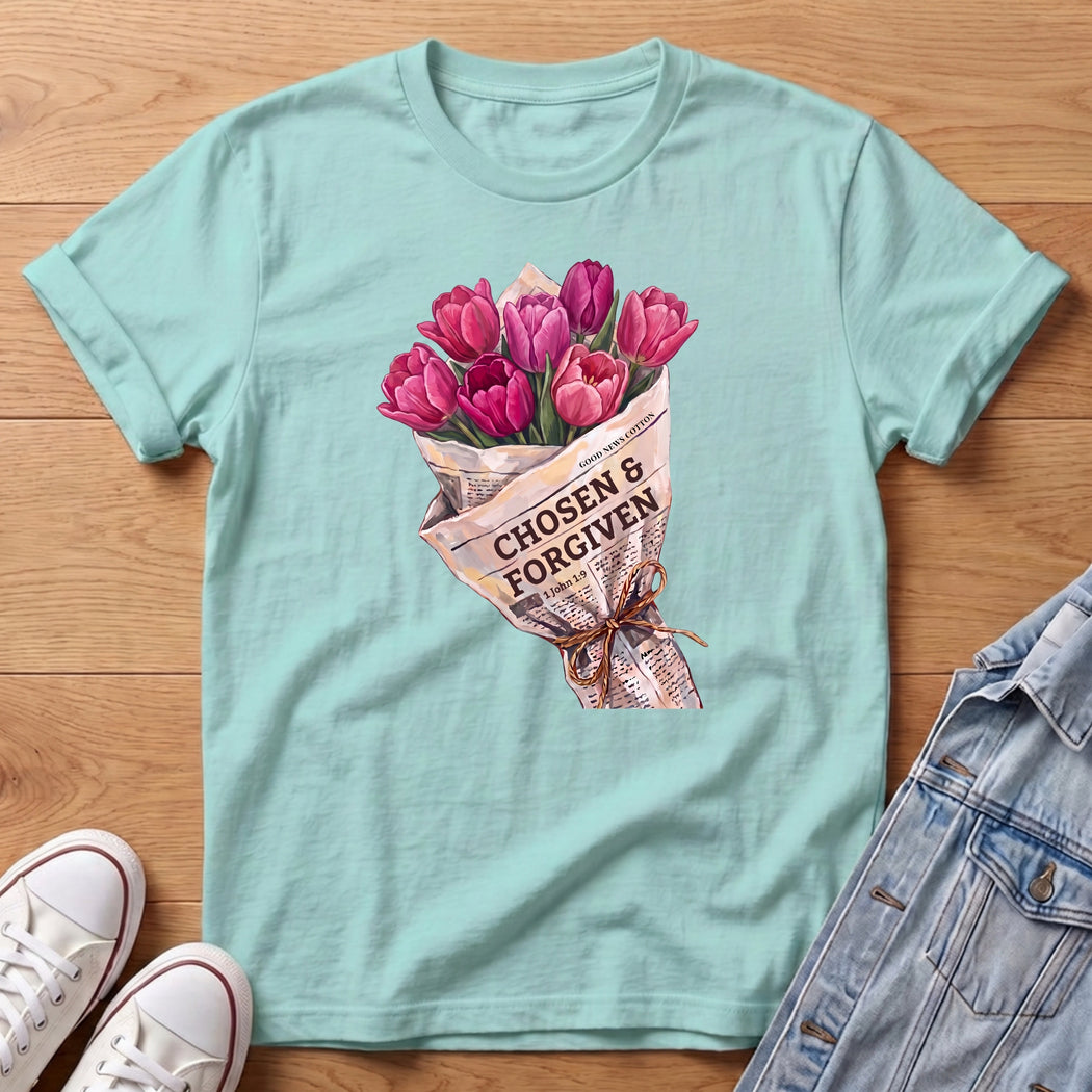 Forgiven Pink Tulips T-Shirt