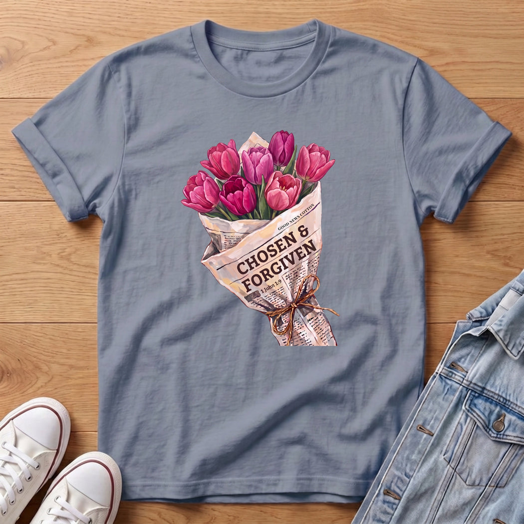 Forgiven Pink Tulips T-Shirt