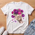 Jesus Saves Purple Peony T-Shirt