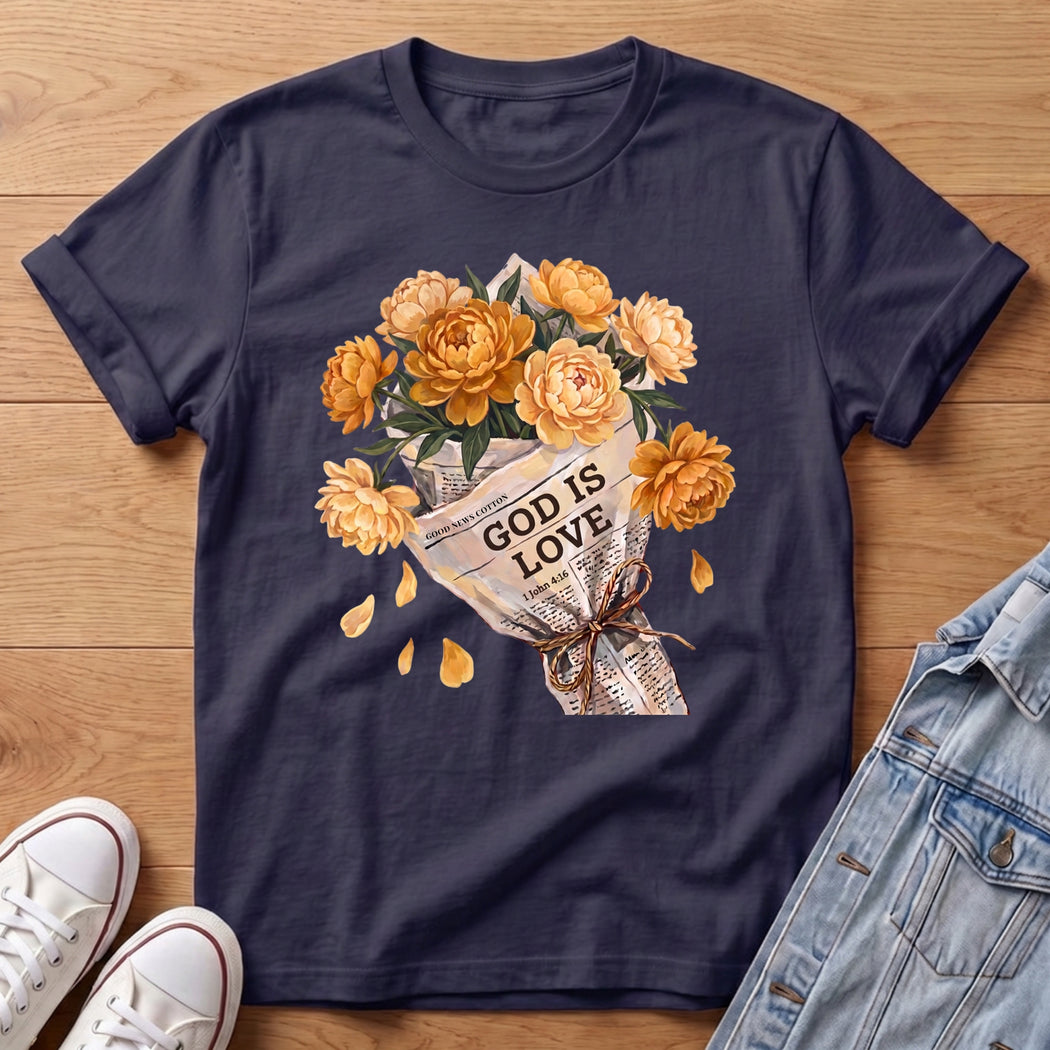 God Is Love Bouq T-Shirt