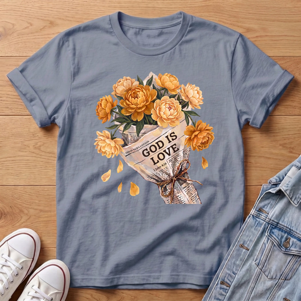 God Is Love Bouq T-Shirt