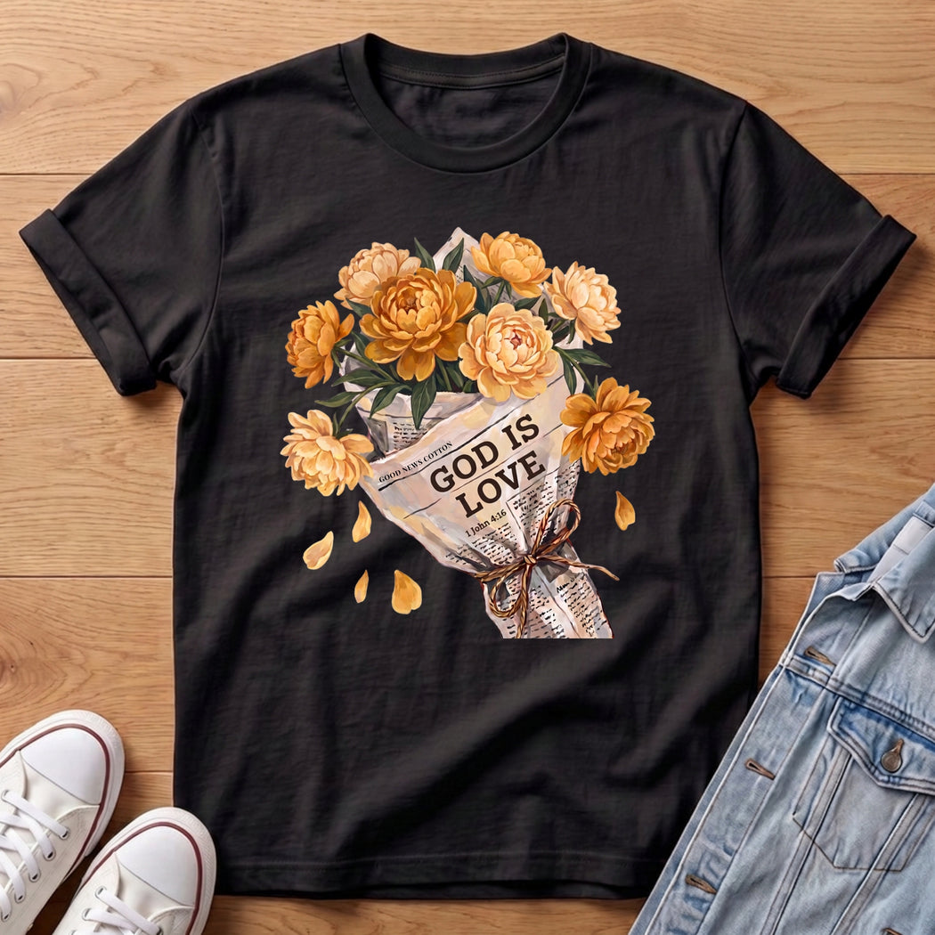 God Is Love Bouq T-Shirt
