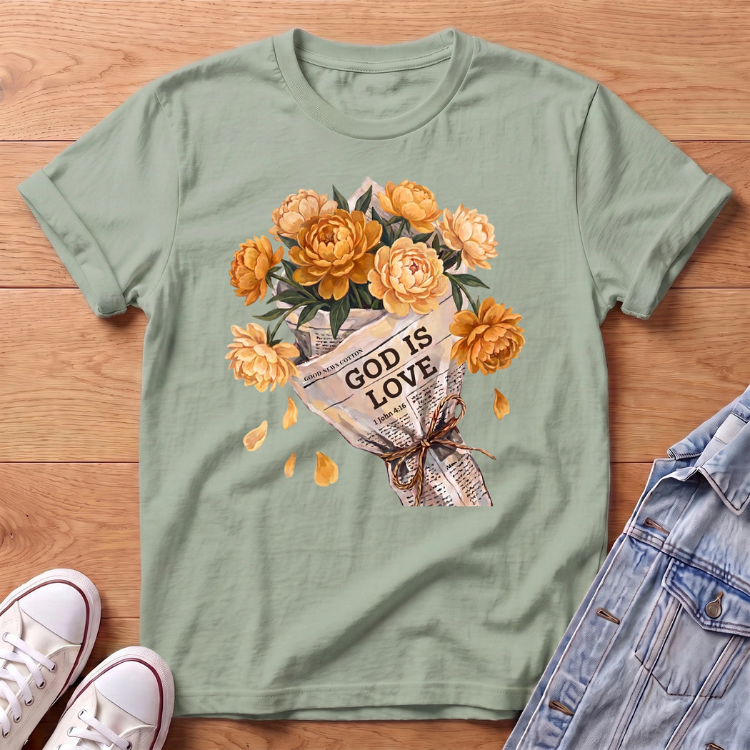 God Is Love Bouq T-Shirt