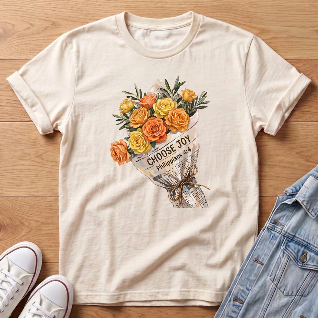 Choose Joy Yellow Bouq T-Shirt