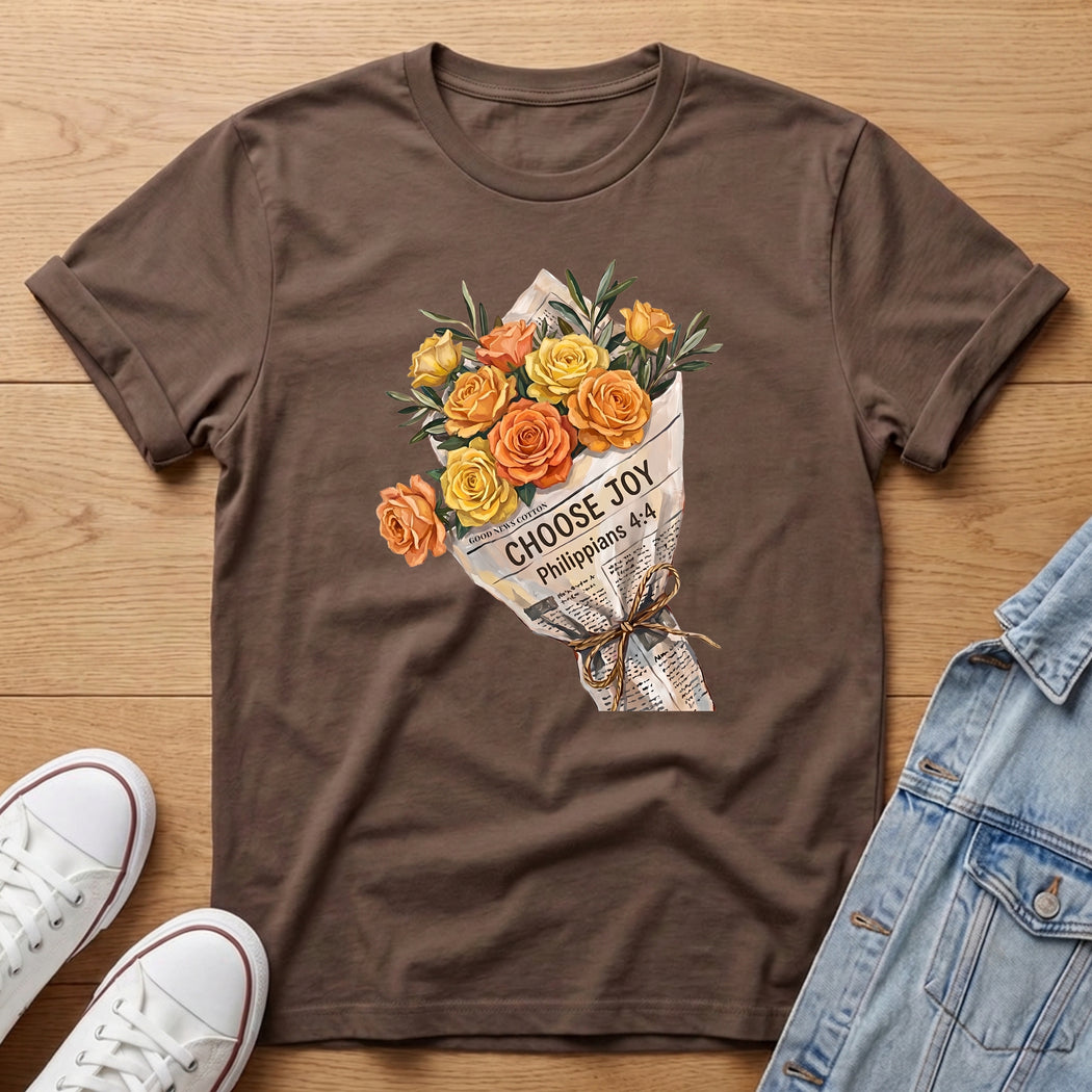 Choose Joy Yellow Bouq T-Shirt