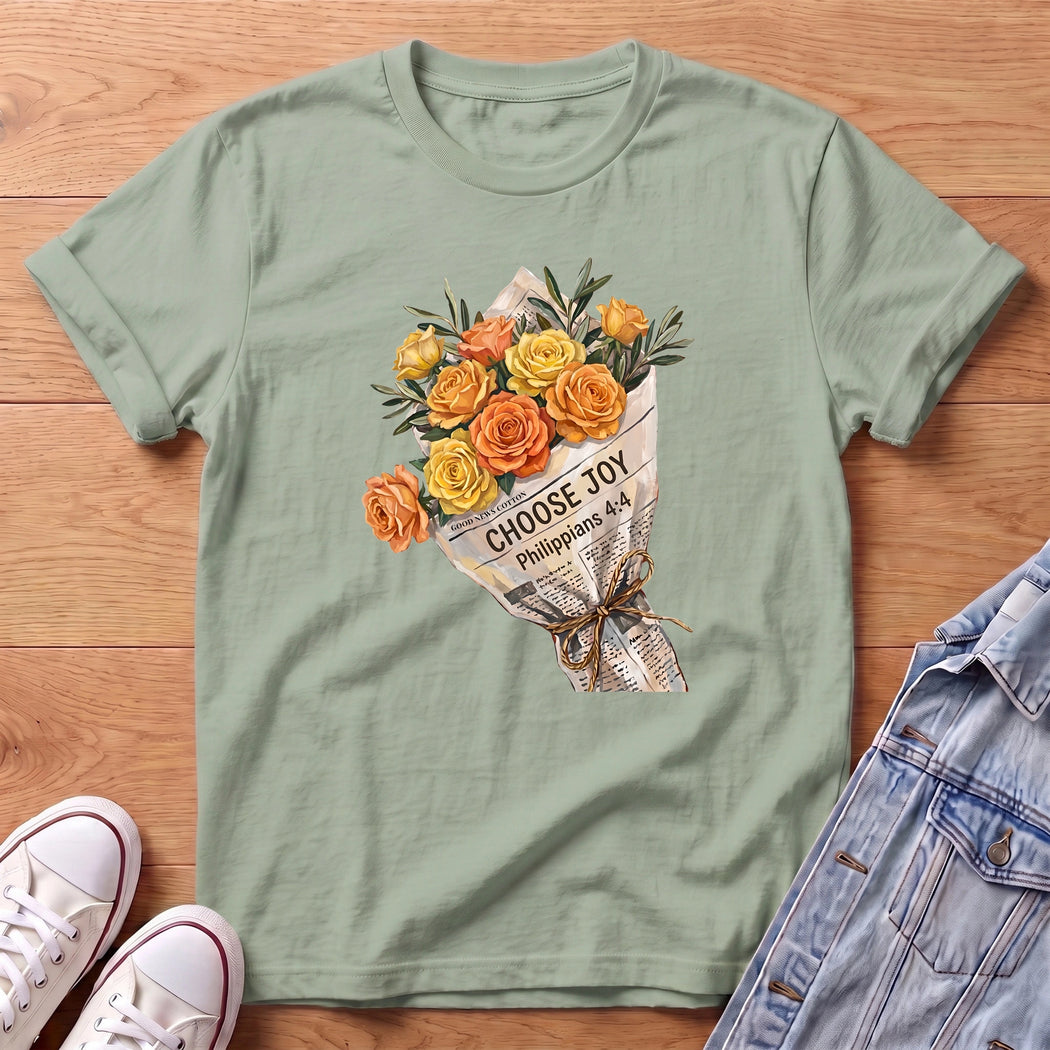 Choose Joy Yellow Bouq T-Shirt