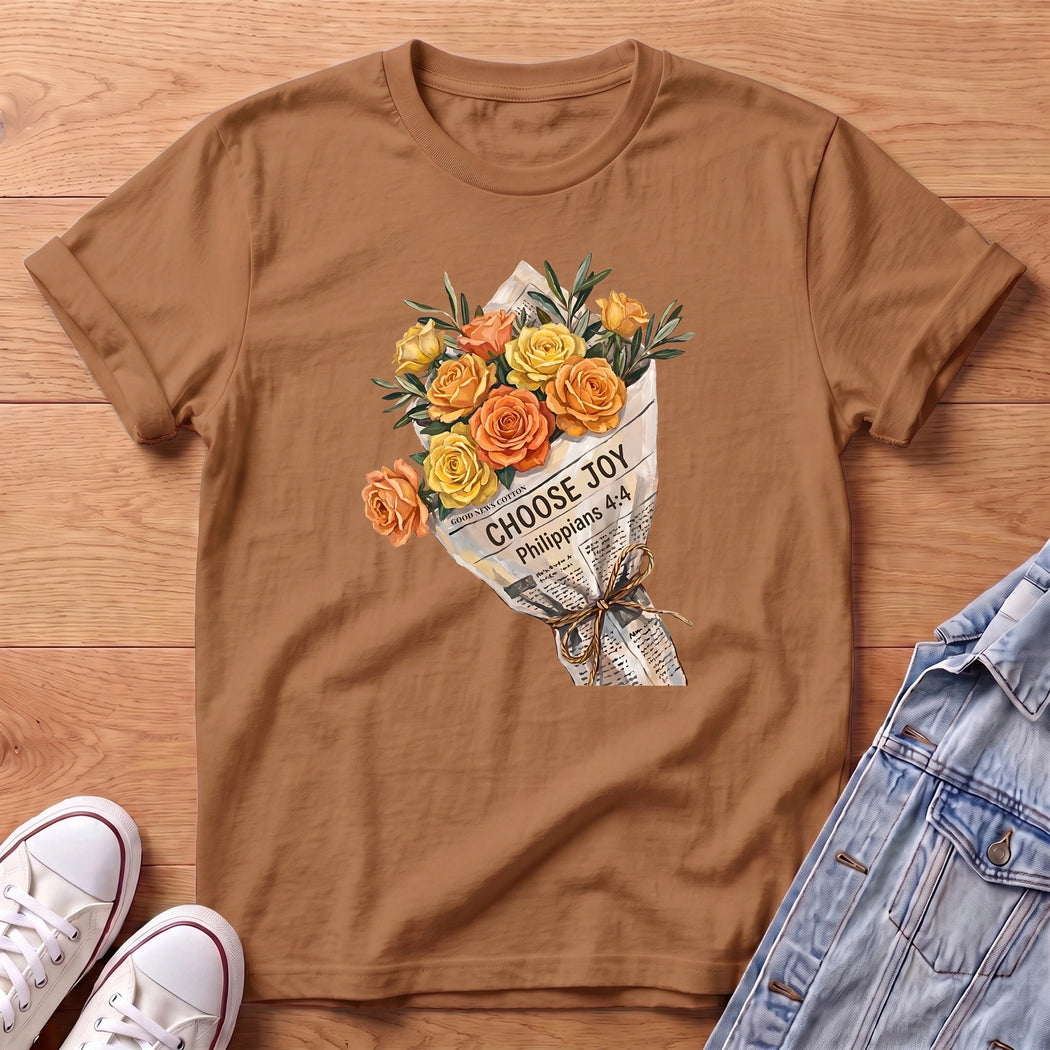 Choose Joy Yellow Bouq T-Shirt