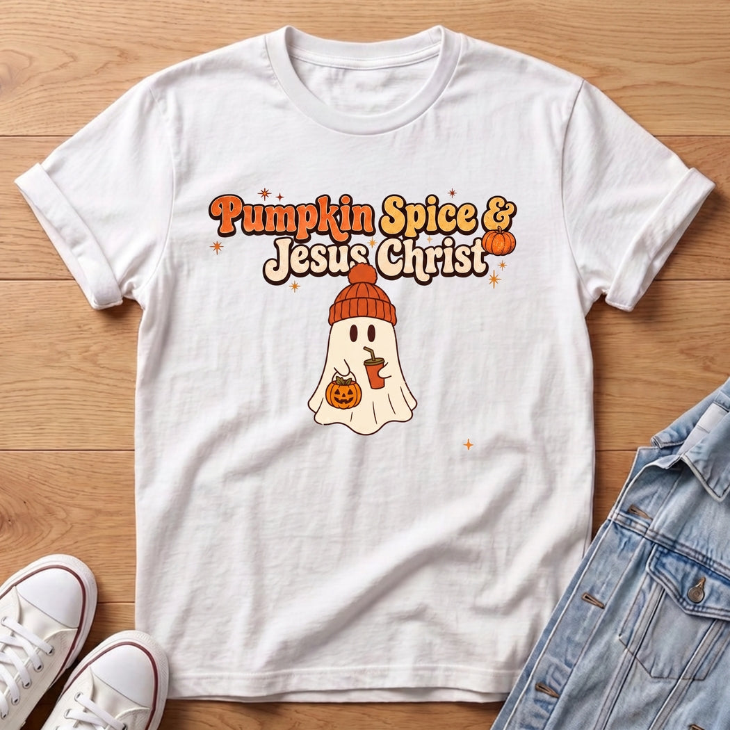 Pumpkin Spice & Jesus Christ T-Shirt