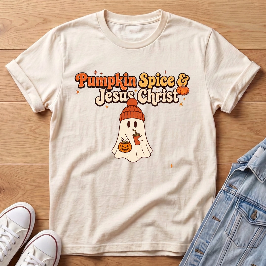 Pumpkin Spice & Jesus Christ T-Shirt
