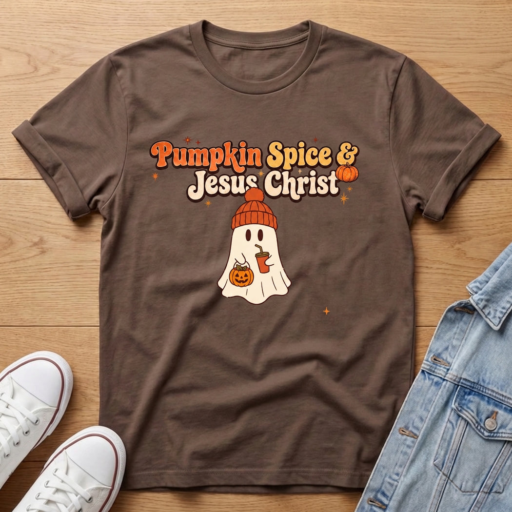 Pumpkin Spice & Jesus Christ T-Shirt
