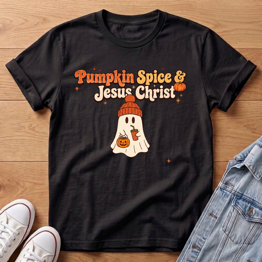 Pumpkin Spice & Jesus Christ T-Shirt