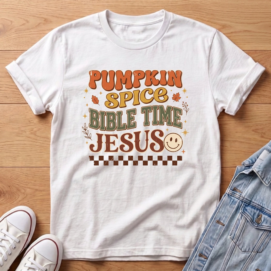 Pumpkin Spice Bible Time T-Shirt