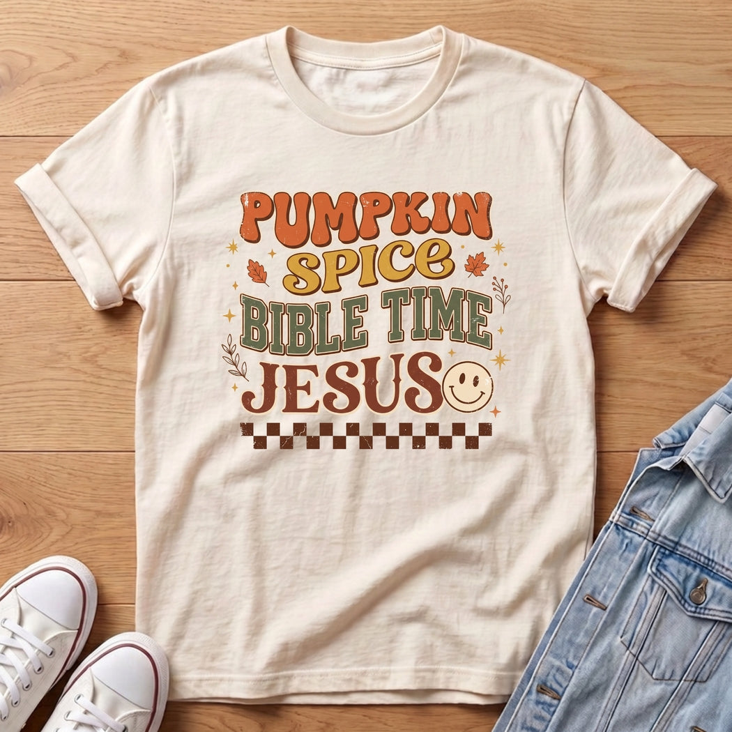 Pumpkin Spice Bible Time T-Shirt