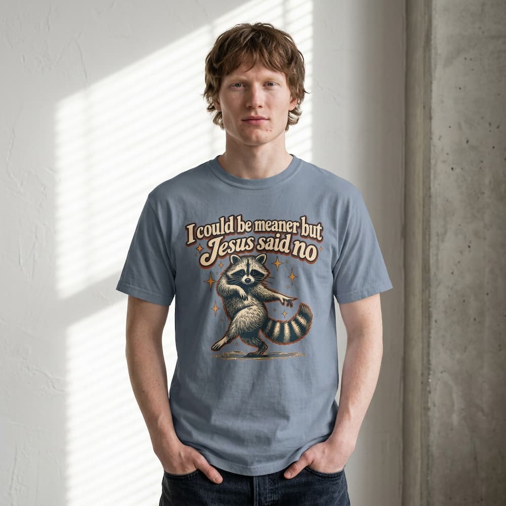 Jesus Said No Raccoon T-Shirt