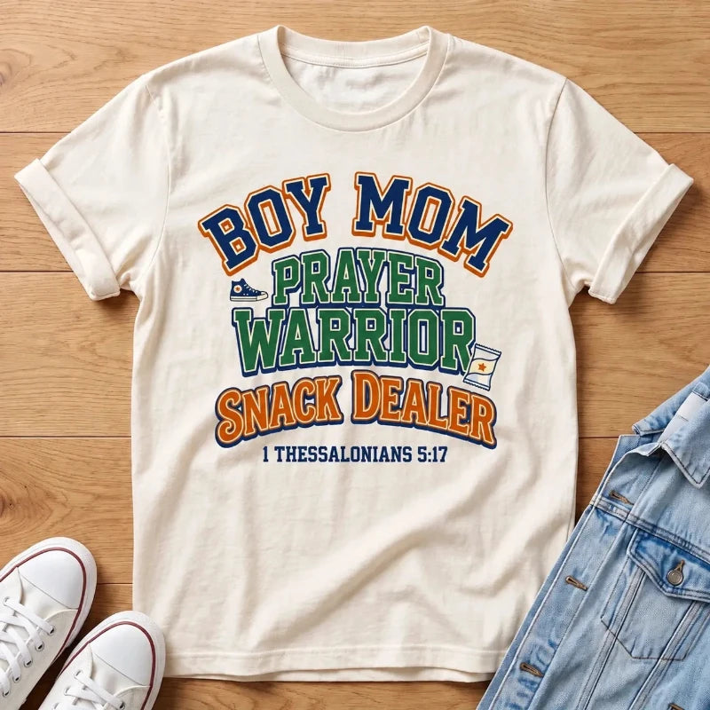 Boy Mom Warrior T-Shirt